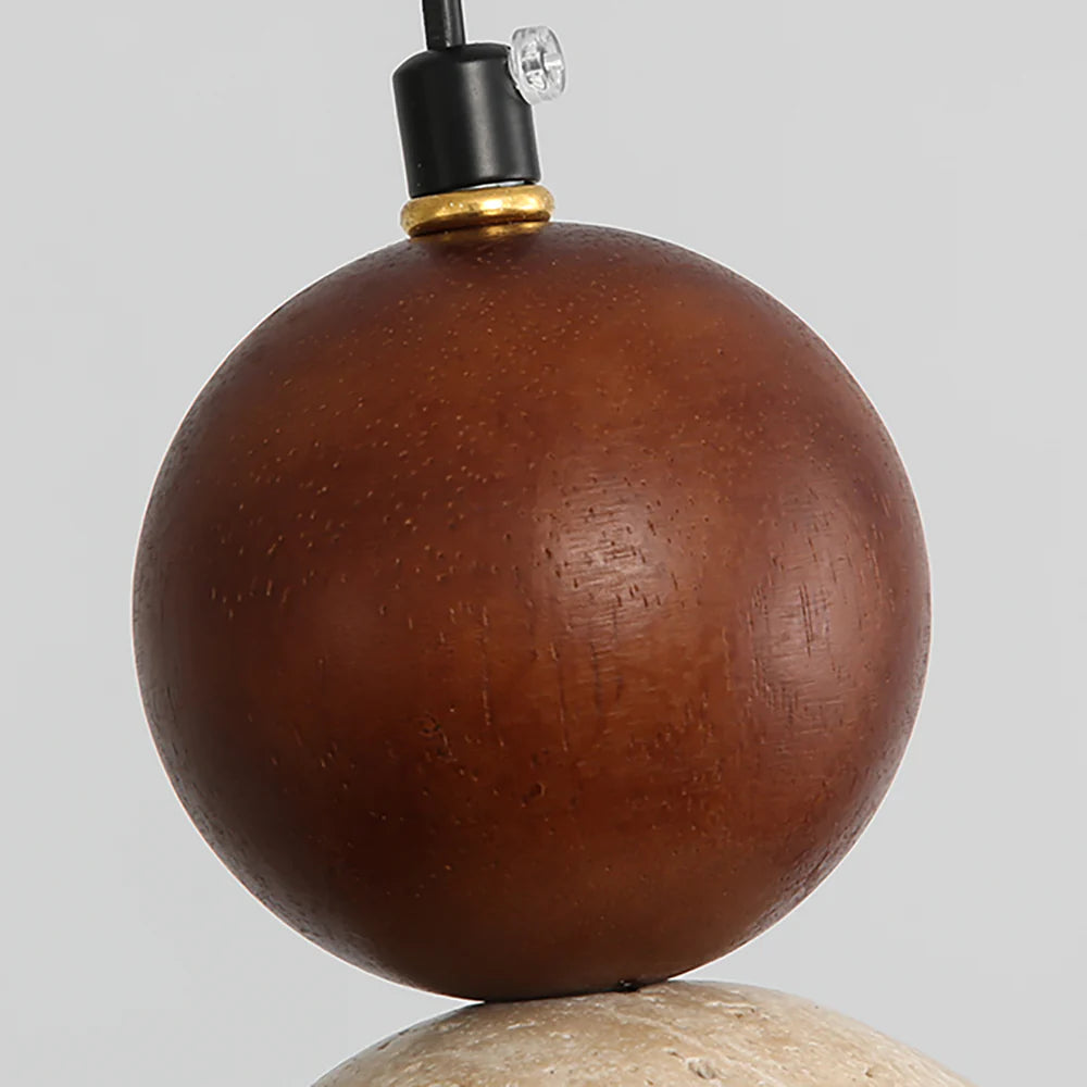 Travertine Round Single Head Pendant Lamp