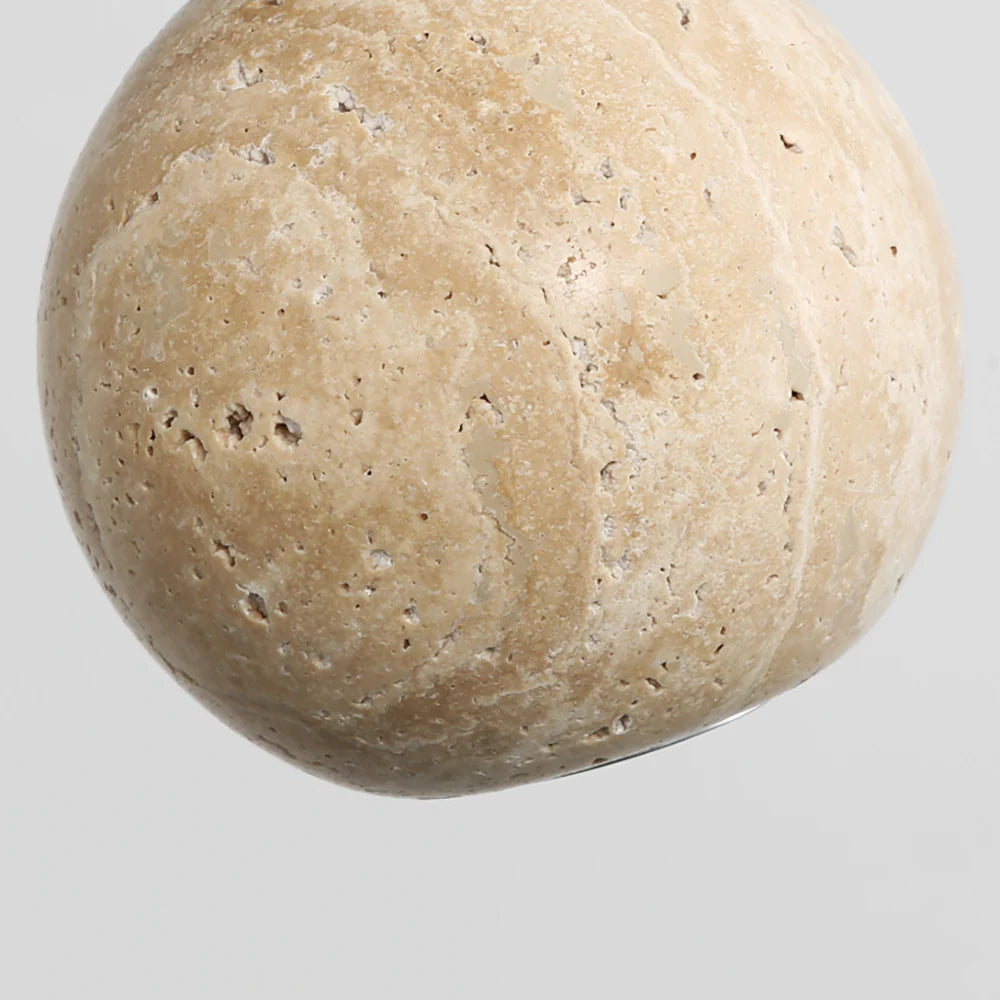 Travertine Round Single Head Pendant Lamp