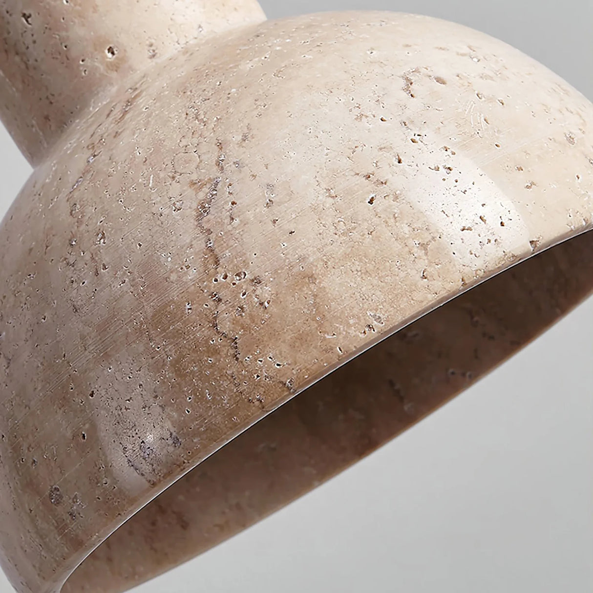 Travertine Terra Halo Pendant Light