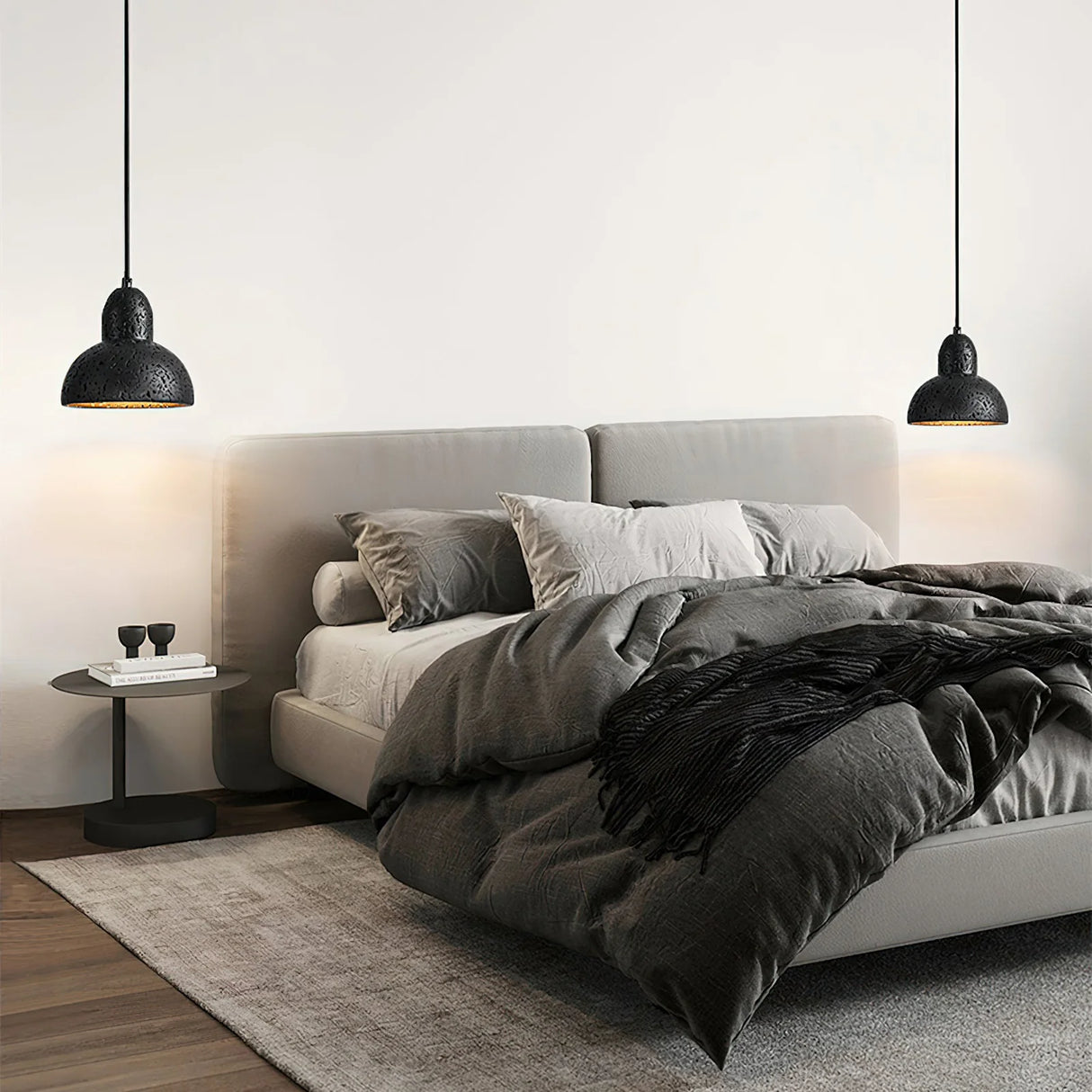 Travertine Terra Halo Pendant Light