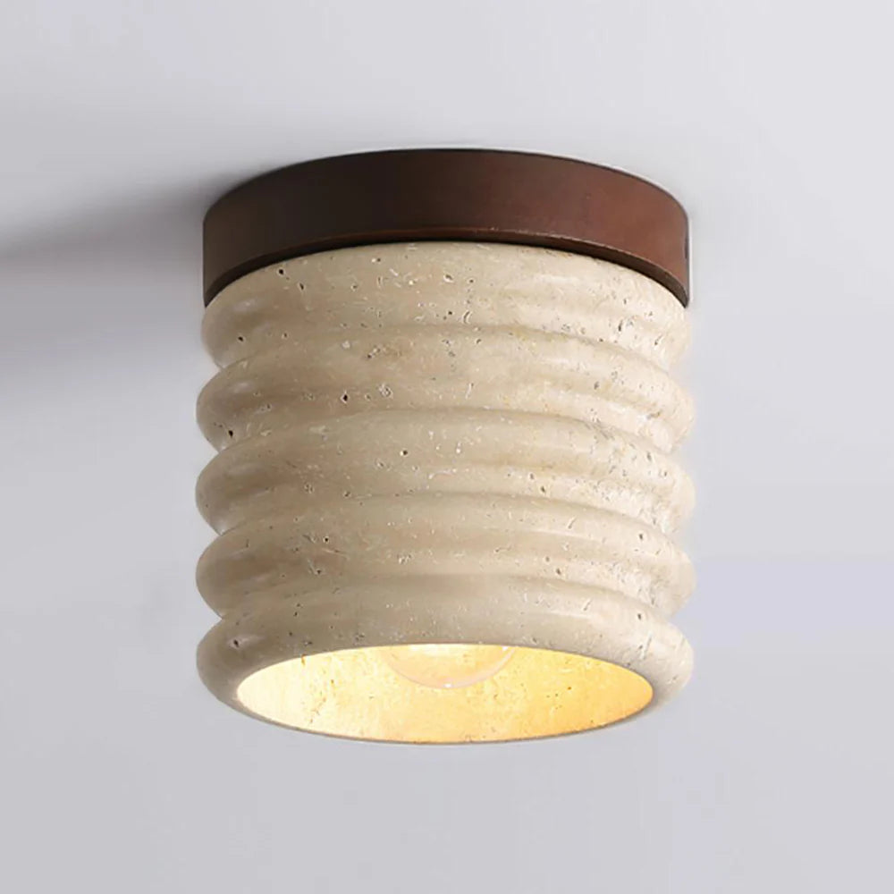 Travertine Vaarnii Ceiling Lamp