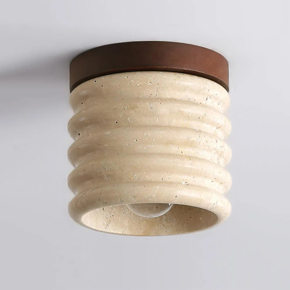 Travertine Vaarnii Ceiling Lamp