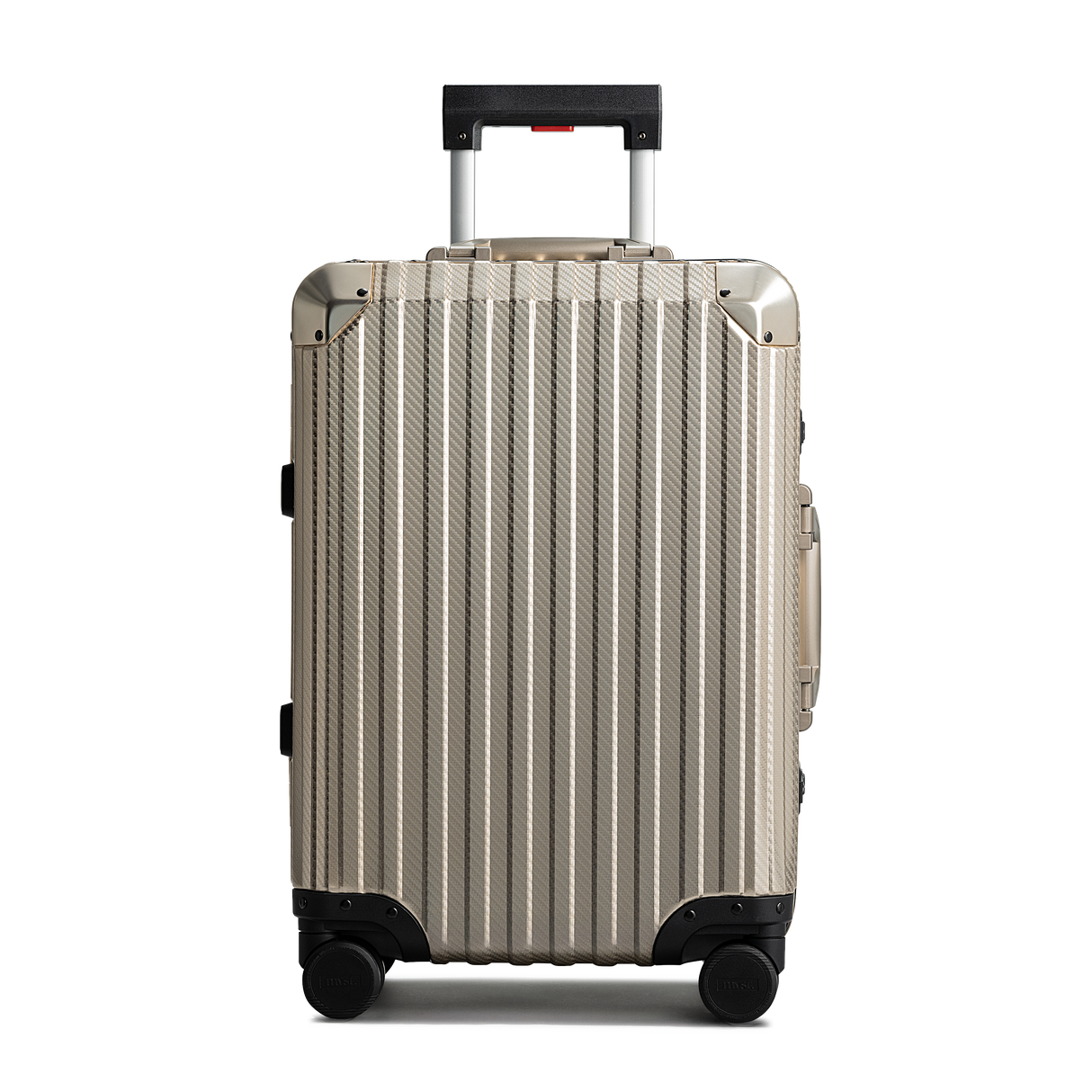 TREVA Aluminum Suitcase Champagne