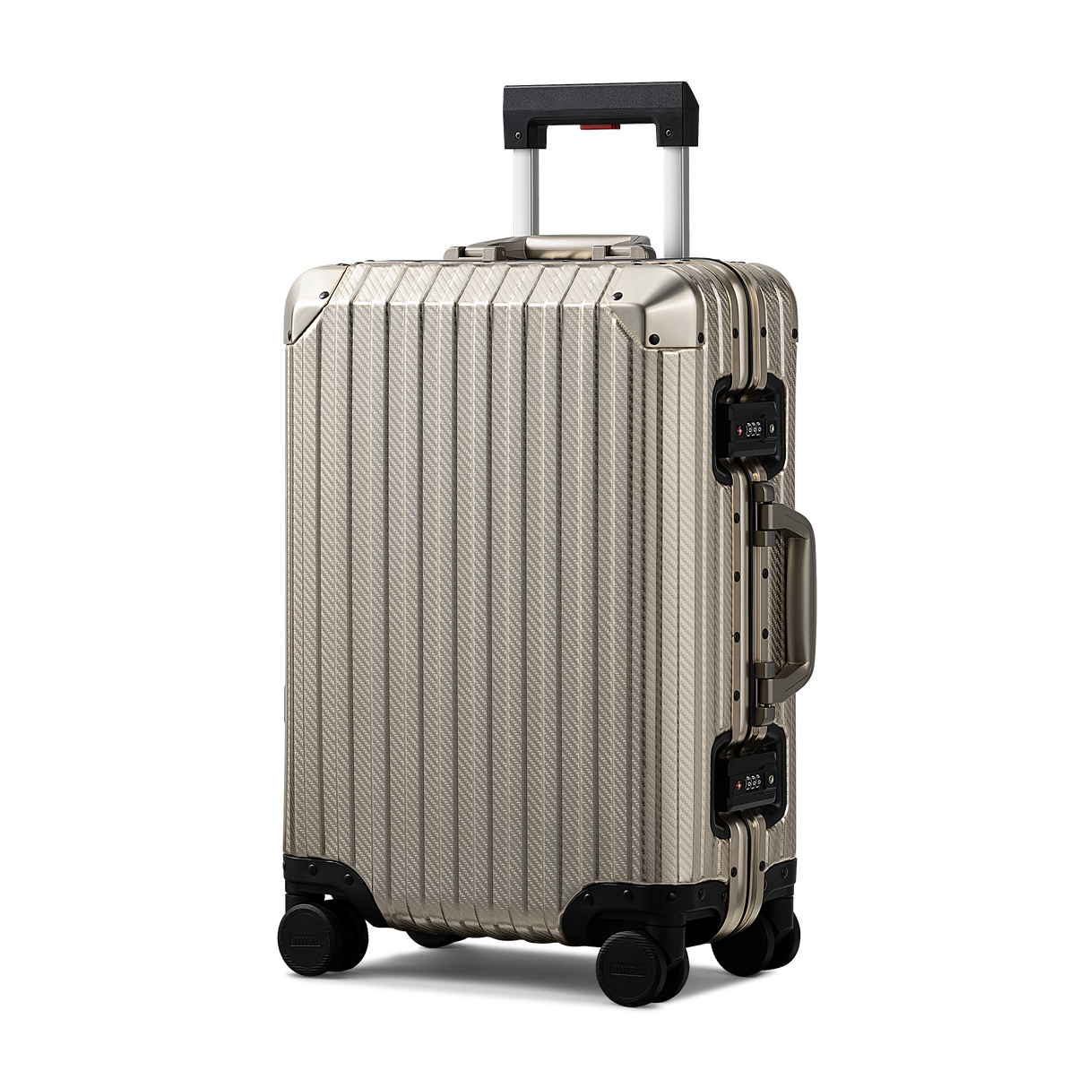 TREVA Aluminum Suitcase Champagne