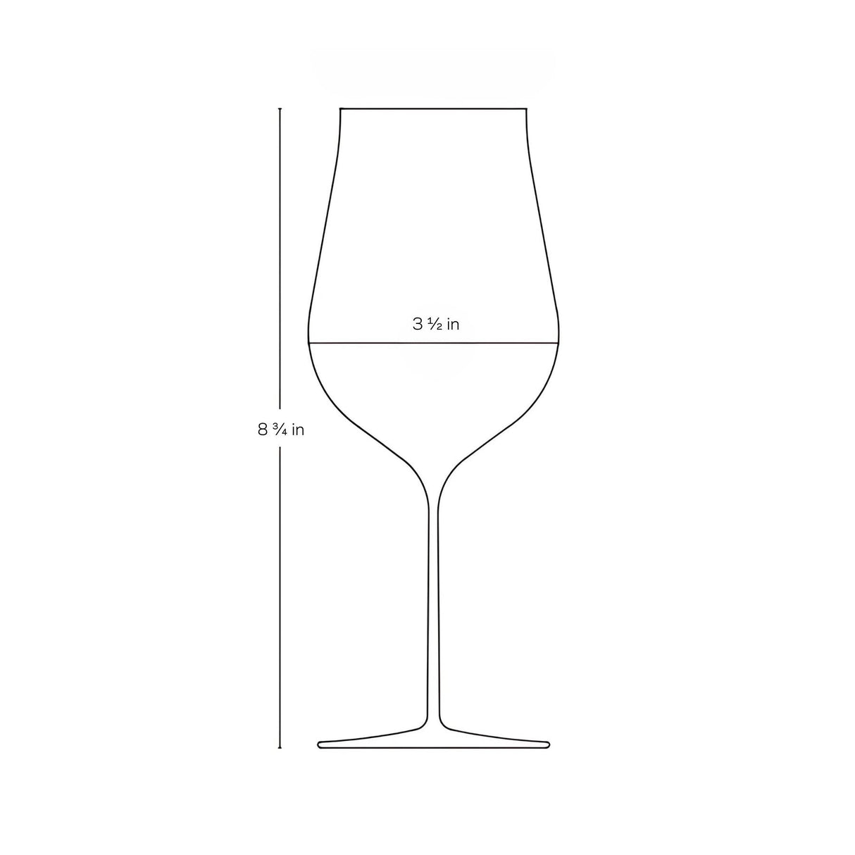 Ghost Zero Tulip Red Wine Glass