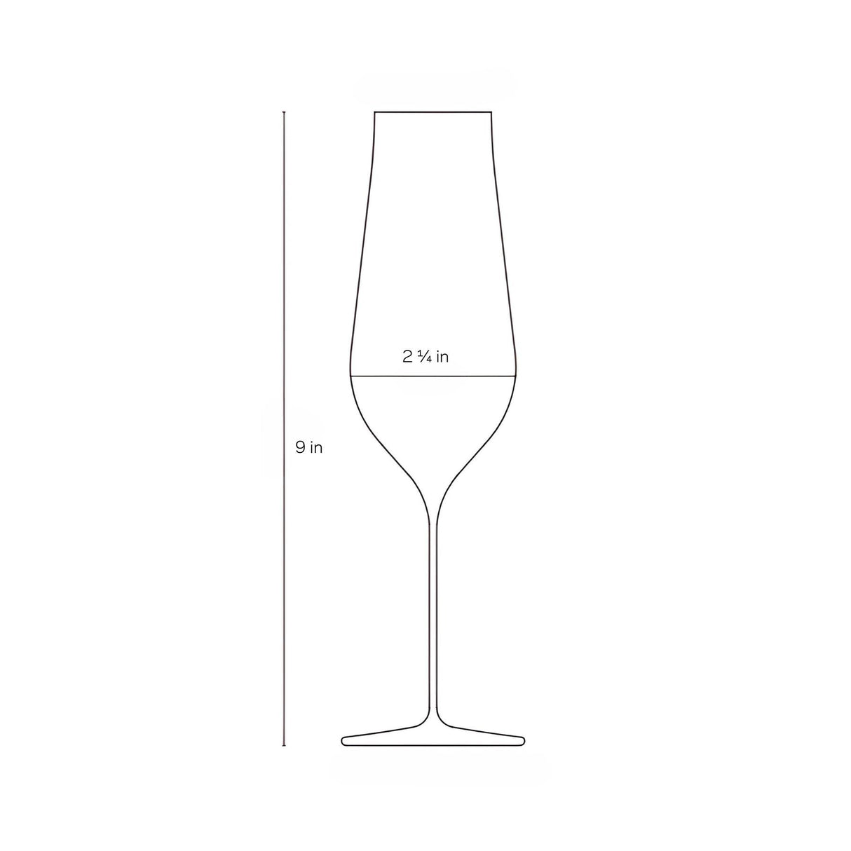 Ghost Zero Tulip Champagne Glass