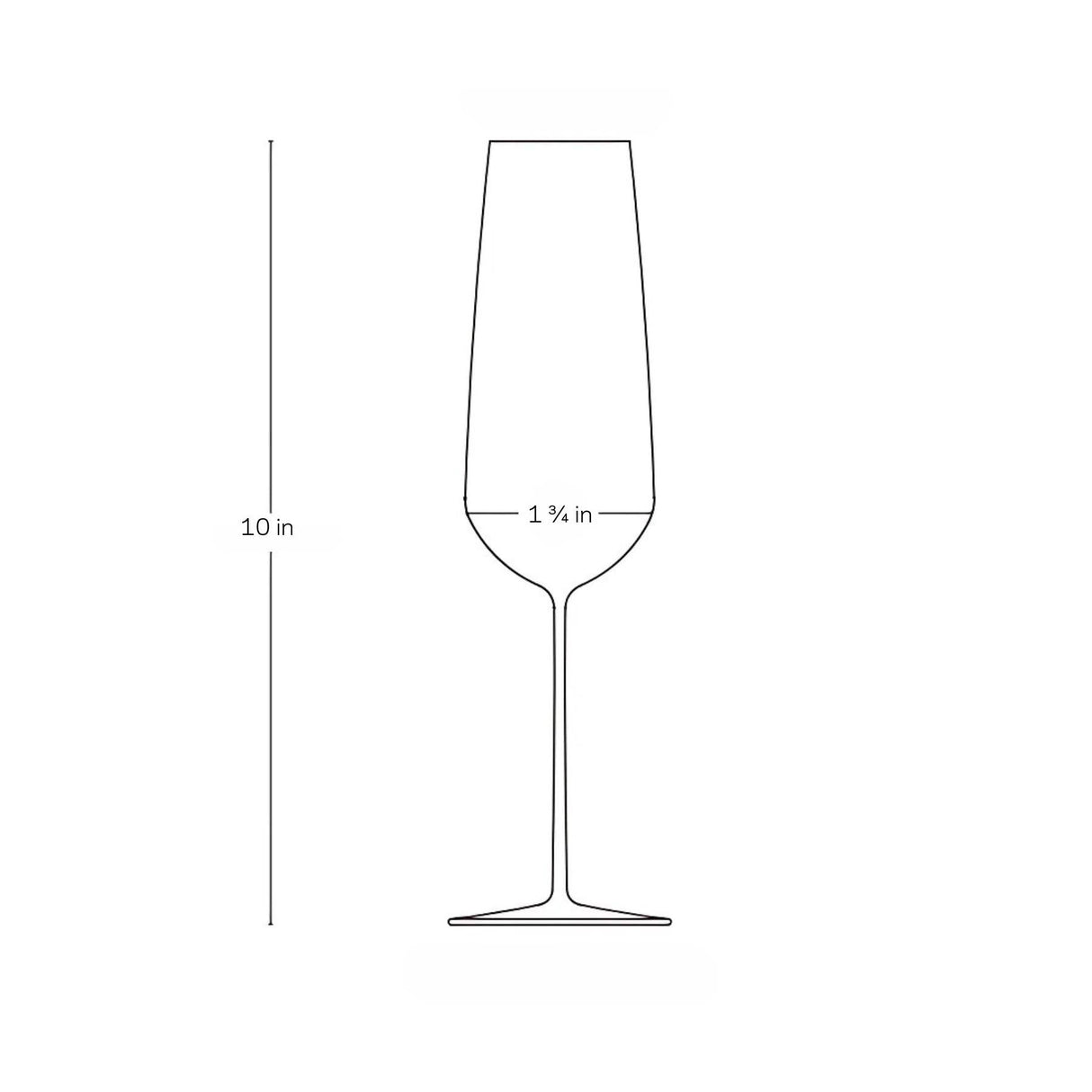 Stem Zero Flute Champagne Glass