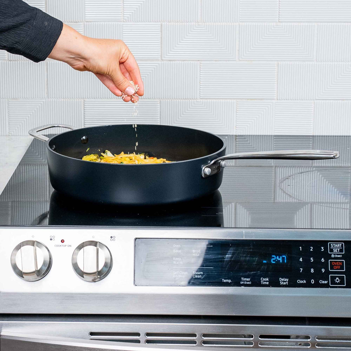 Ceramic Nonstick Sauté Pan, 4-Qt