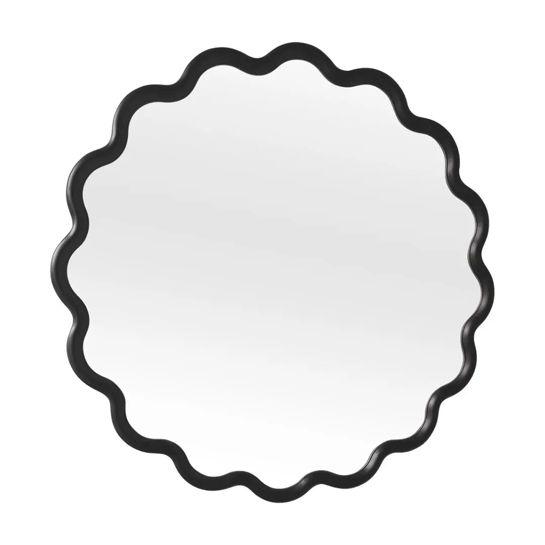 Round Wave Mirror