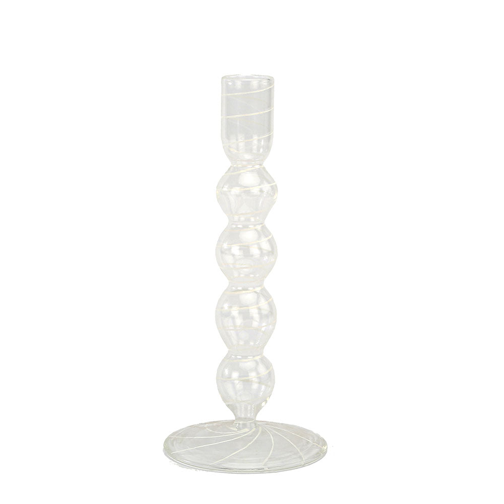 Etched Borosilicate Glass Bud Vases