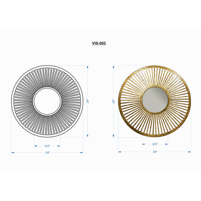 Oberschlierbach Modern Wall Mirror