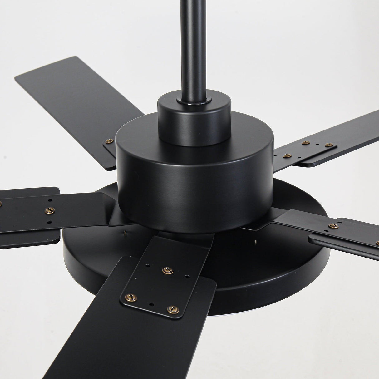 Vaczon 52 Inch 5 Blades DC Motor Modern Downrod Ceiling Fan with LED Light and Remote Control