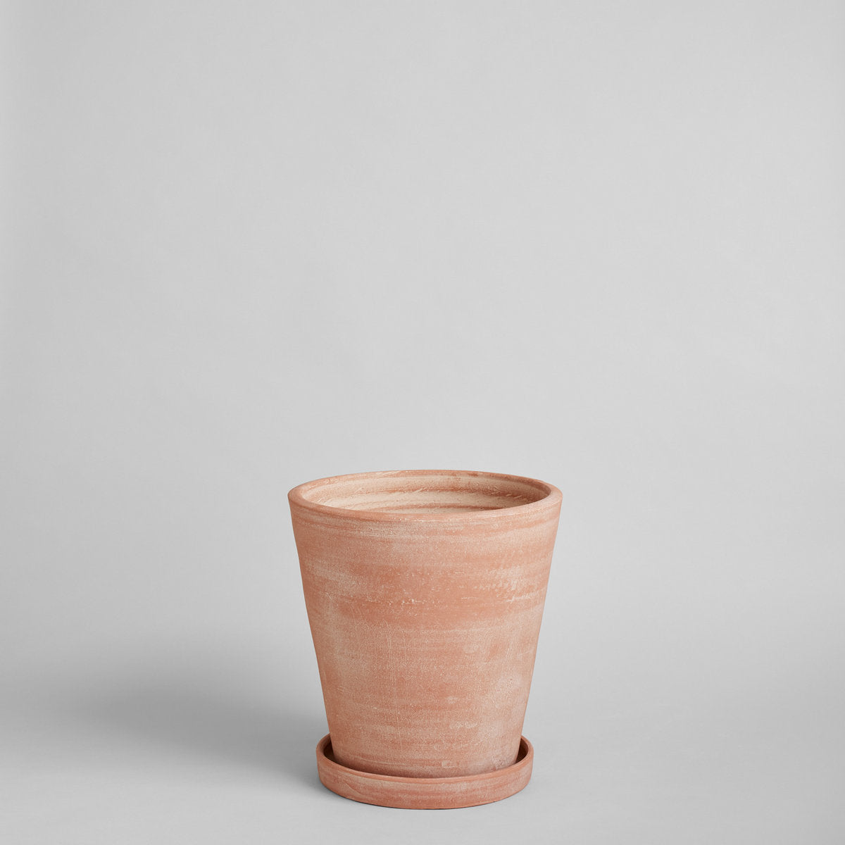 Whitewash Terracotta Studio Planter