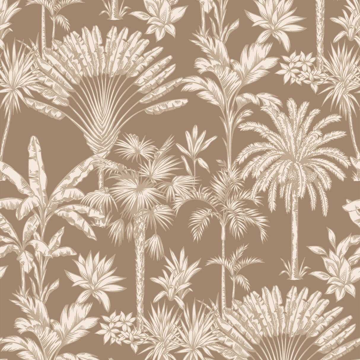 Tropical Foliage Wallpaper Vintage Tropical Palm Wallpaper