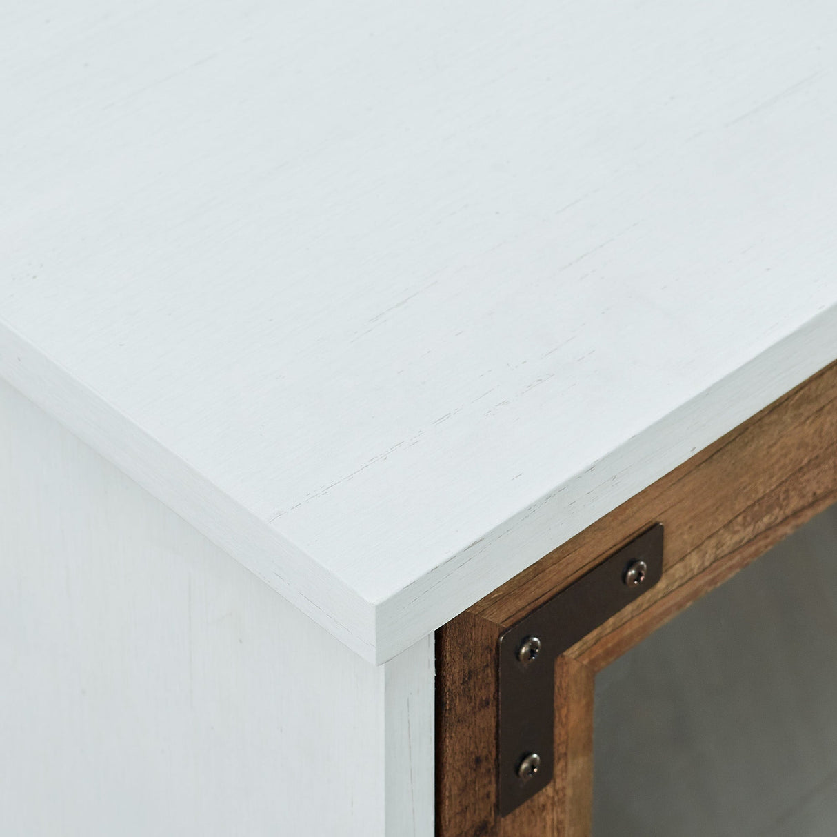 Abigail 58" Farmhouse 4 Door TV Stand