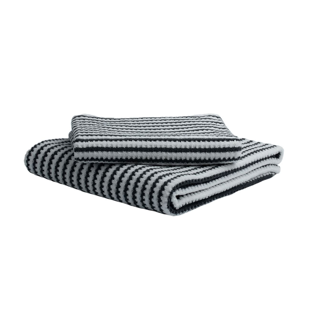 Waffle Fume Ivory Stripe