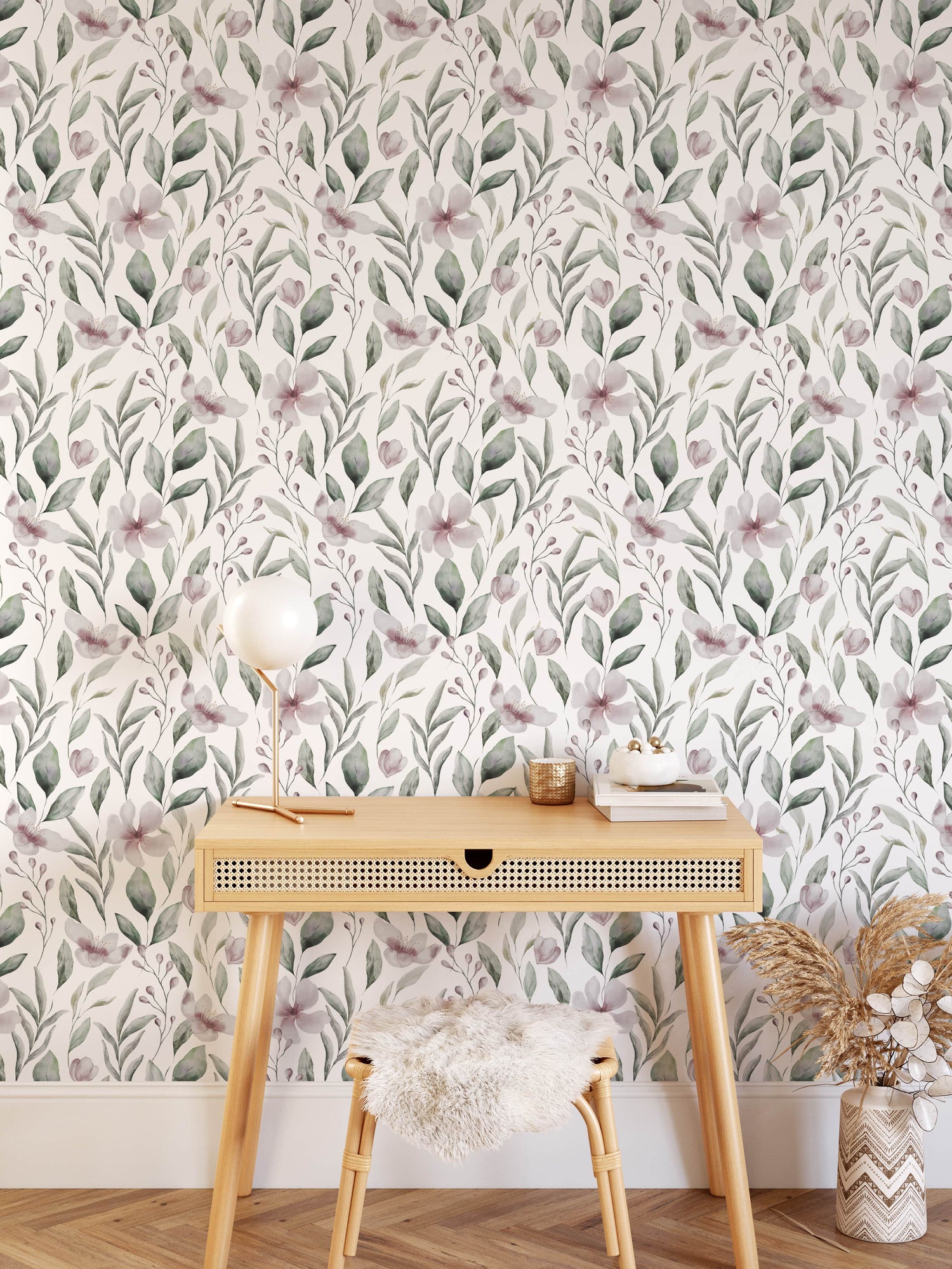 Botanical Wallpaper Peel and Stick Wall Mural