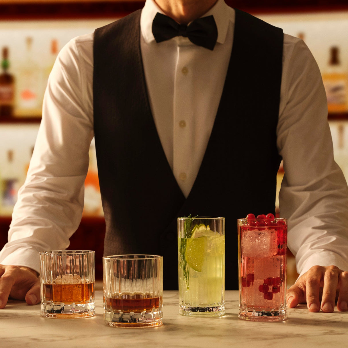 Wayne Set of 4 High Ball Glasses 12.2 oz