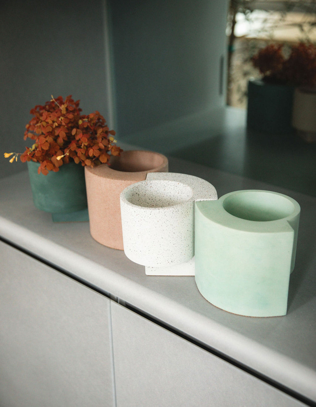 Platform Planter Small - Terrazzo