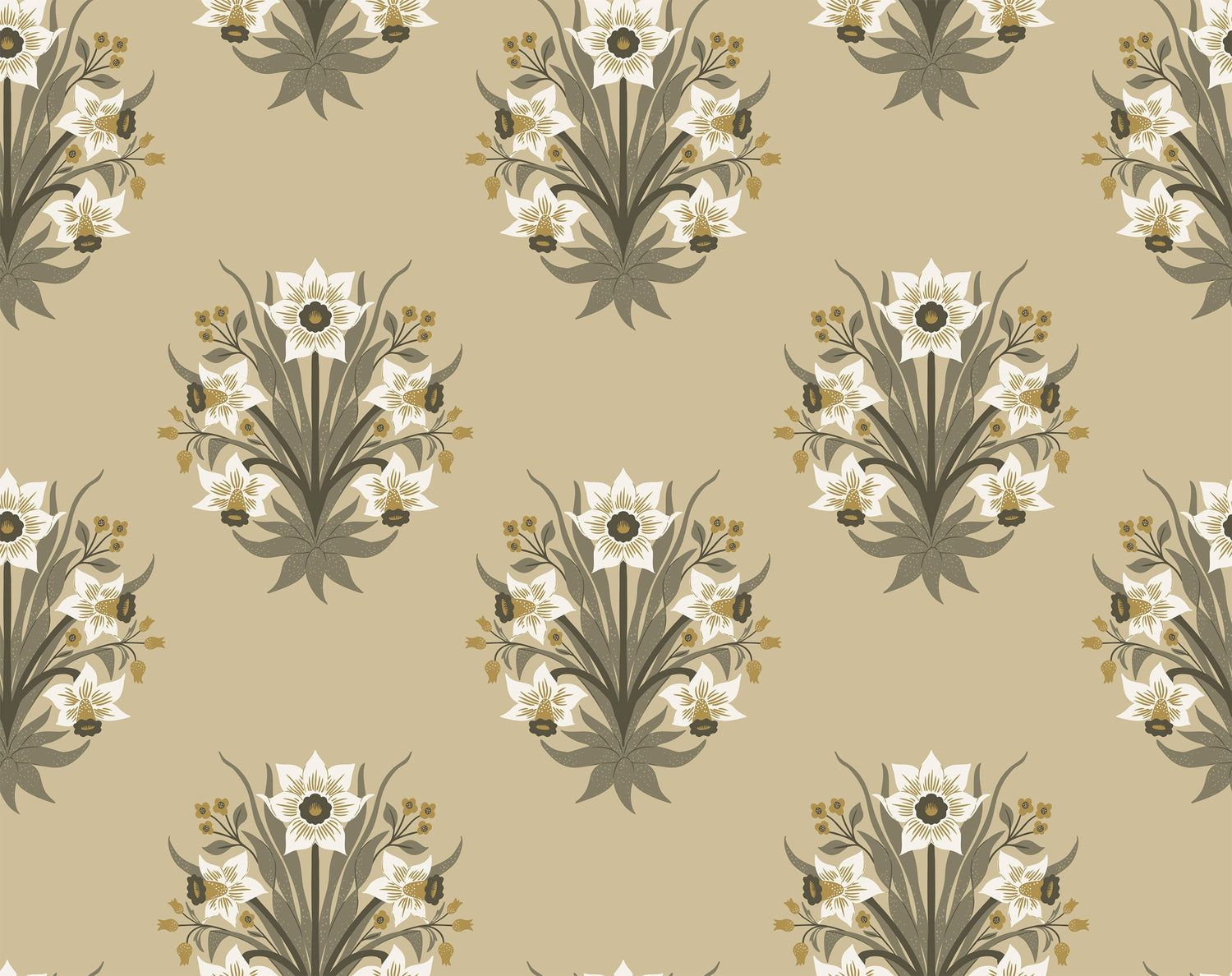 Elegant Daffodils Wallpaper - Exclusive Luxe