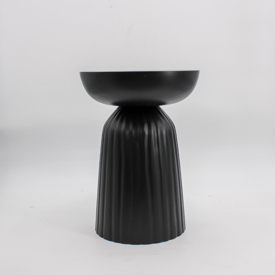 Black Wooden Accent Table