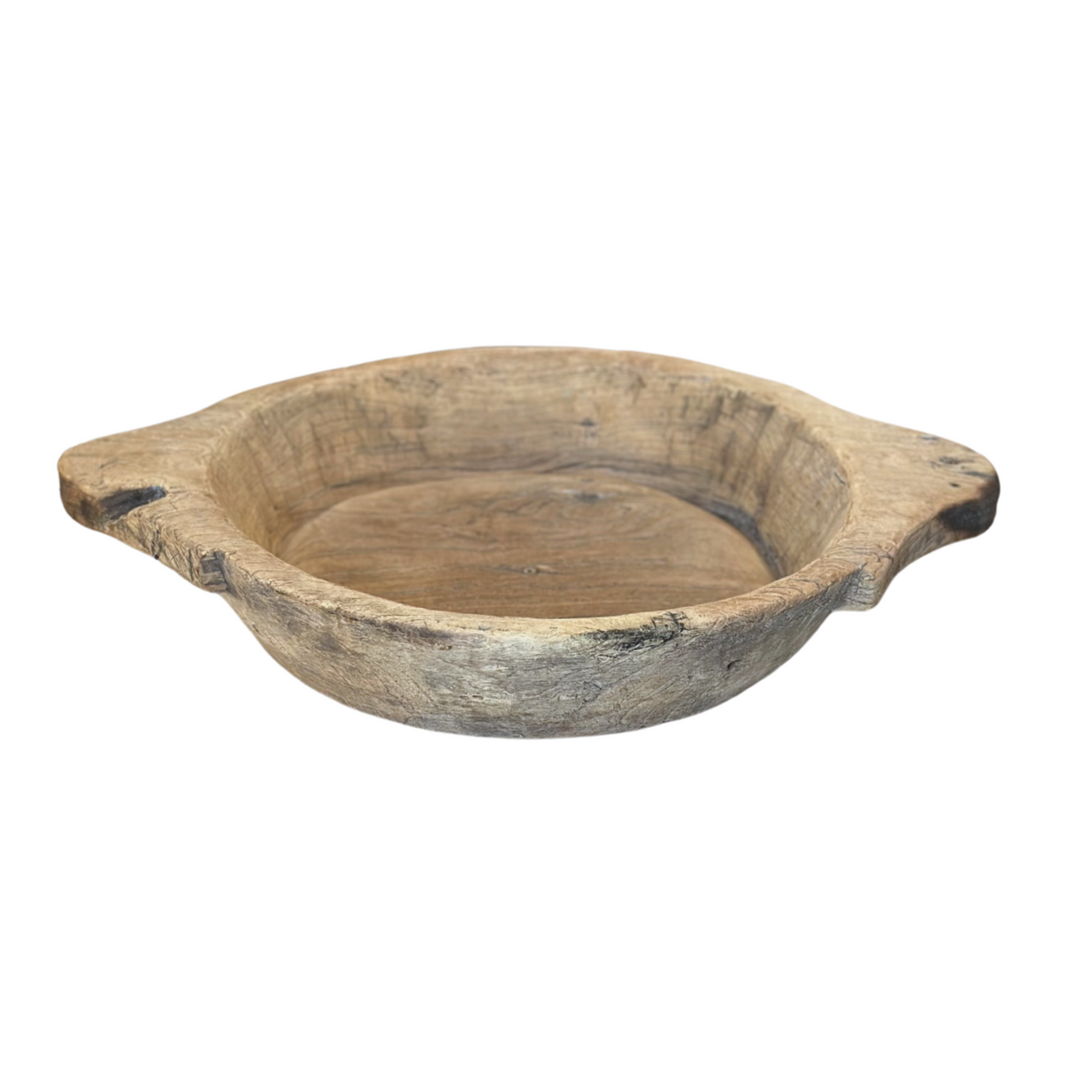 Wood Two Handle Parat - Large