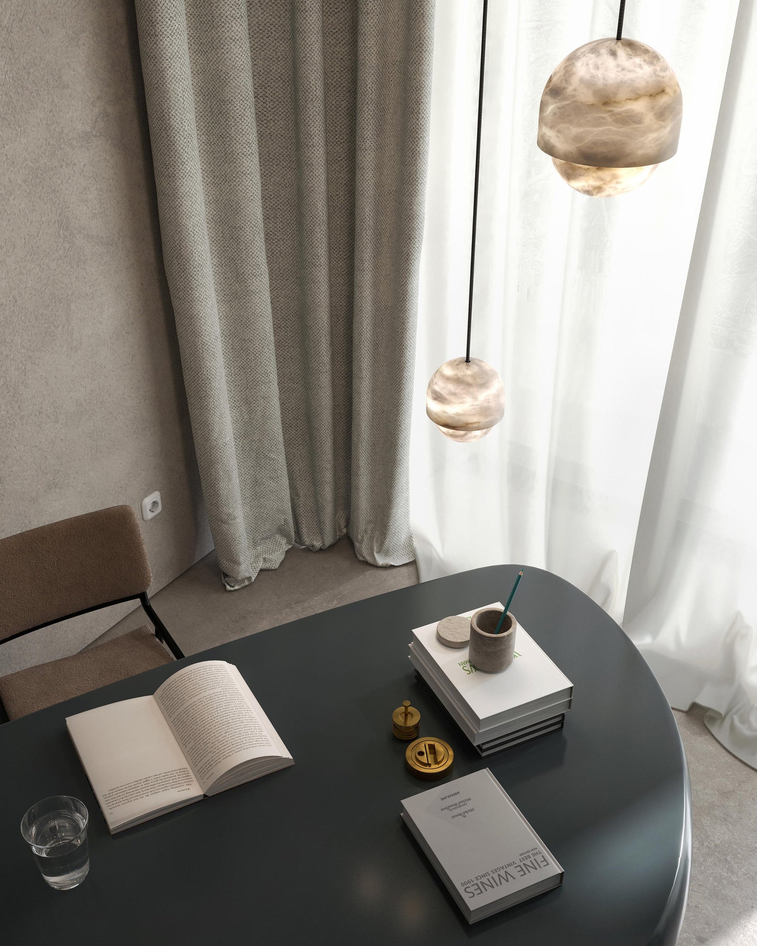 Yoko Alabaster Pendant Light