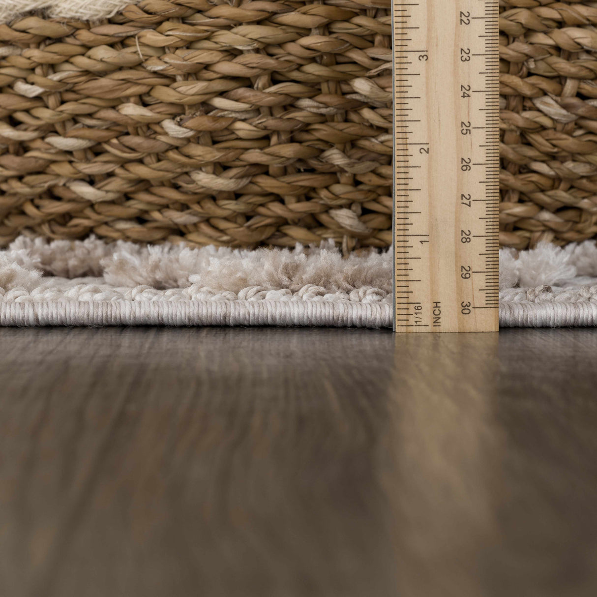 Poydras High-Low Rustic Rug