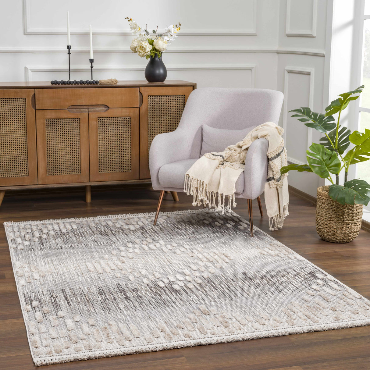 Poydras High-Low Rustic Rug