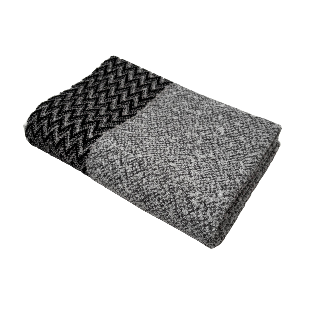 Zig Zag Tweed Fume Melange