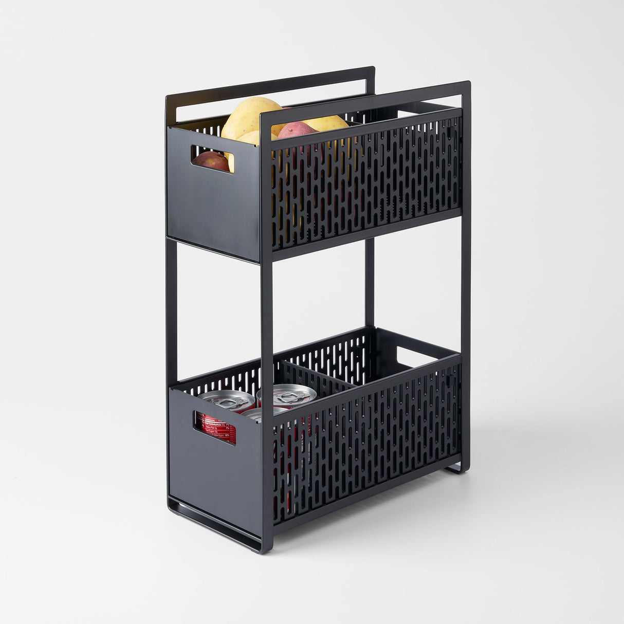 Two-Tier Cabinet Storage Basket