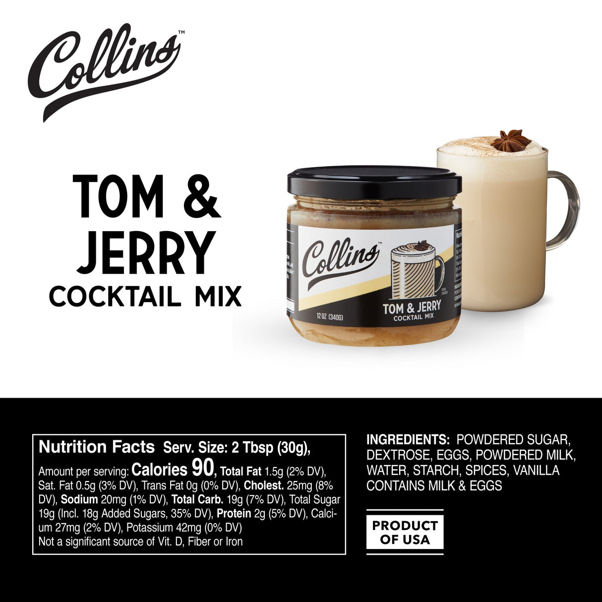 Tom & Jerry Cocktail Mix 12 oz