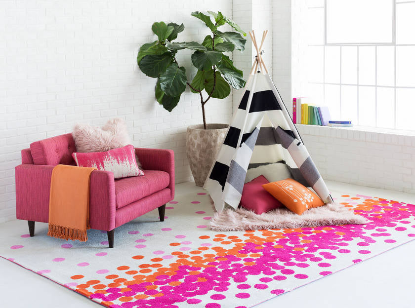 Altenfelden Bright Orange Throw