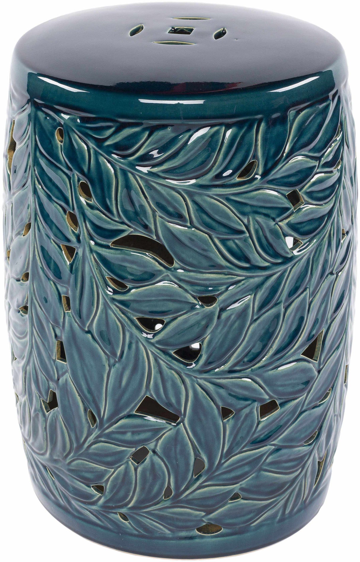 Alpbach Teal Garden Stool