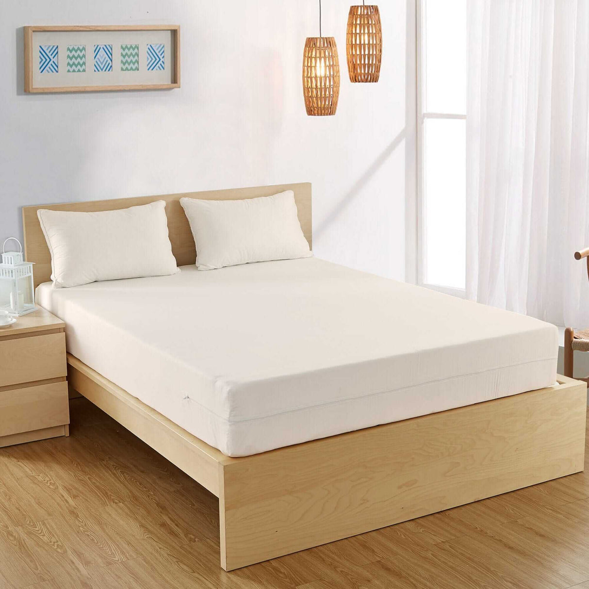 AllergyCare™ - Organic Cotton Zippered Mattress Encasement