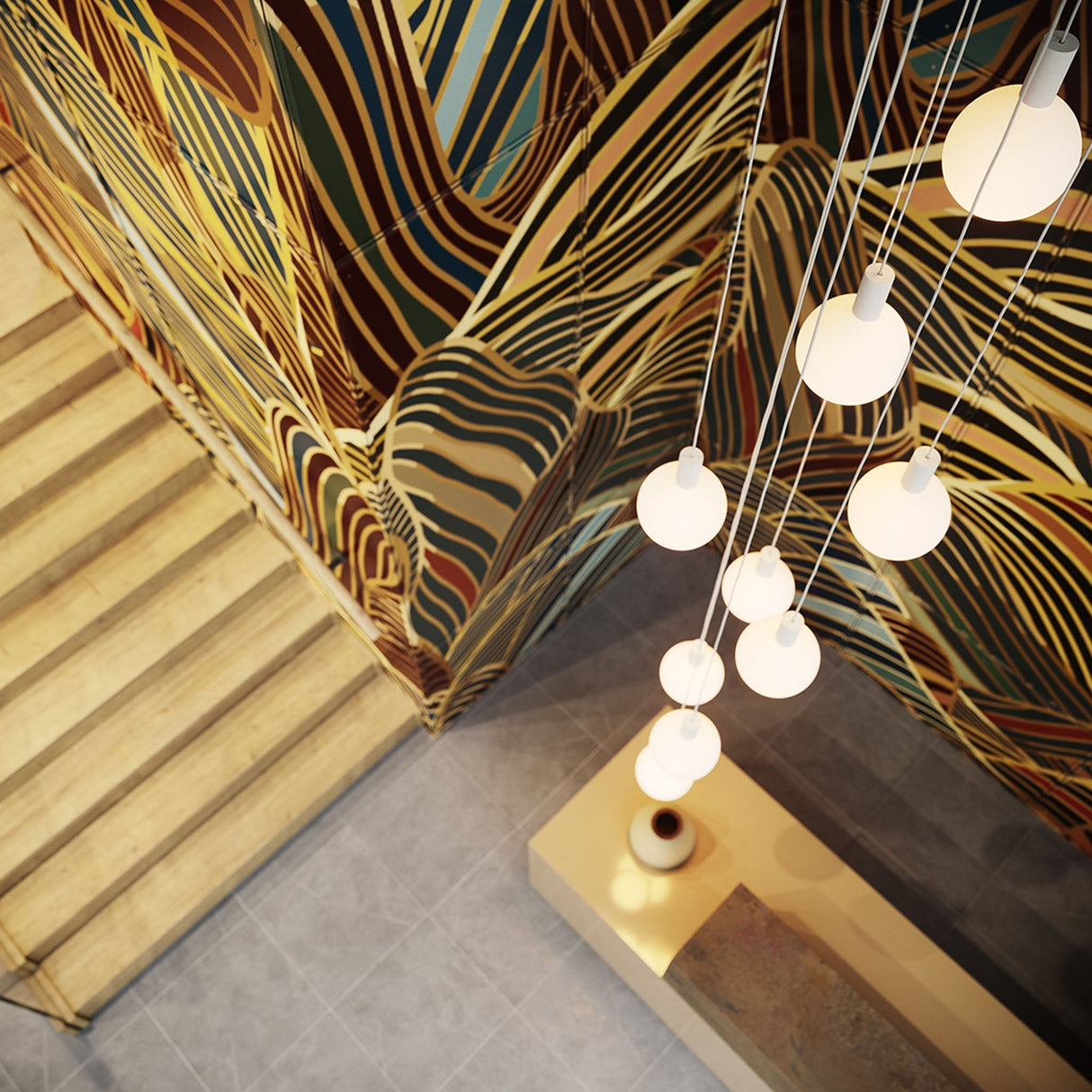 Alumina Nine Pendant + Sphere V