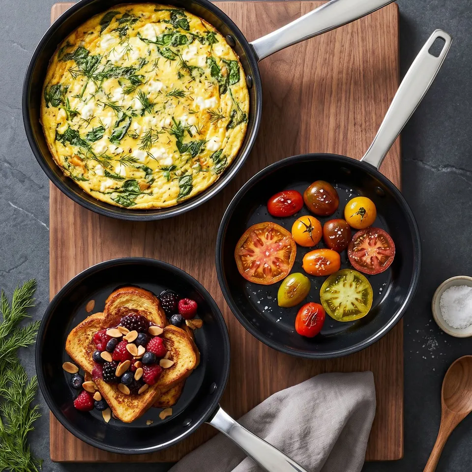 Ceramic Nonstick Cookware Set, 12-Piece