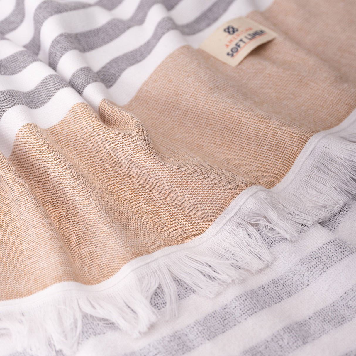 Mediterranean 100% Cotton Turkish Peshtemals, 35" x 60", Modern & Traditional Turkish Bath Towels