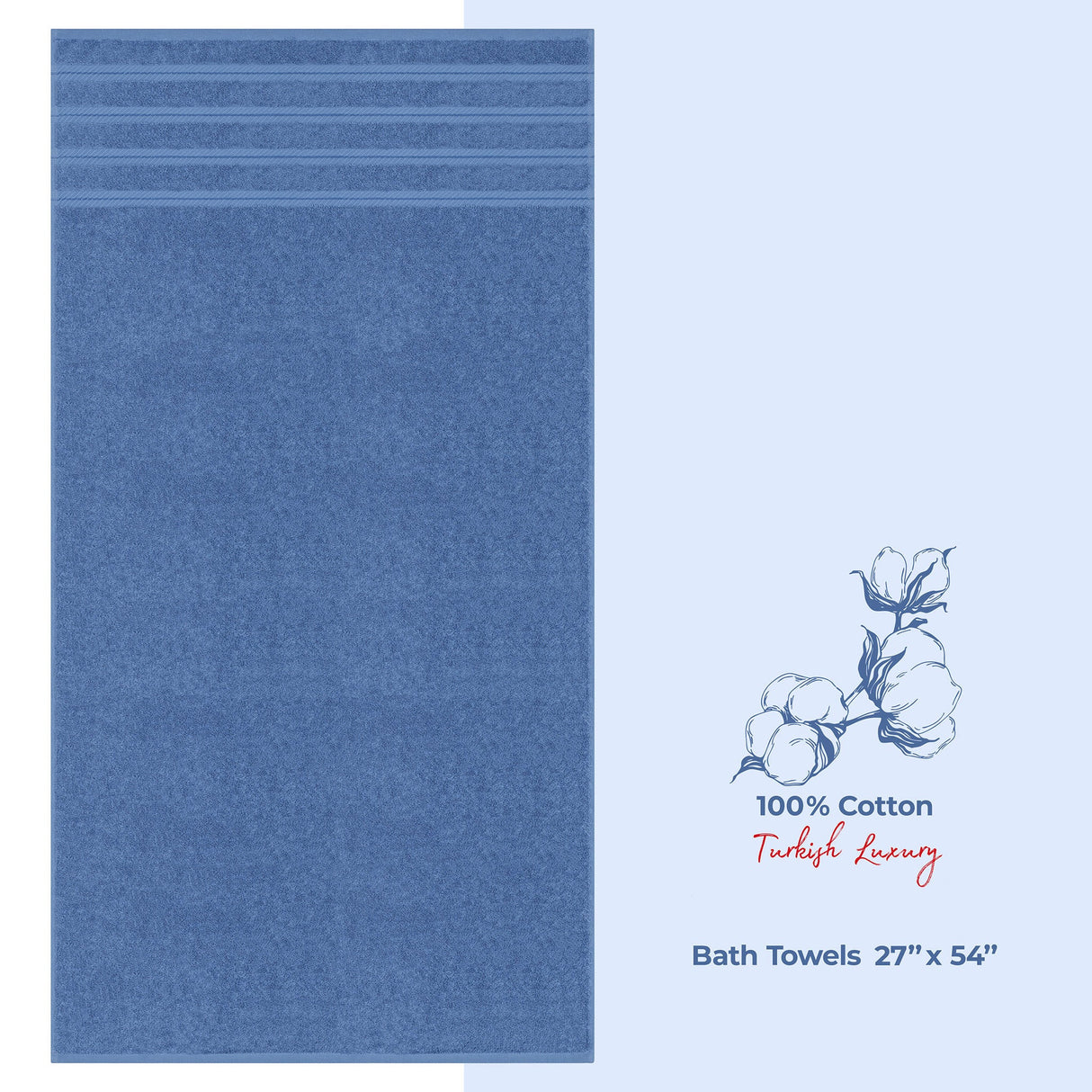 American Soft Linen Single Piece 100% Cotton Turkish Towels with 20 Different Colors, Create Your Set