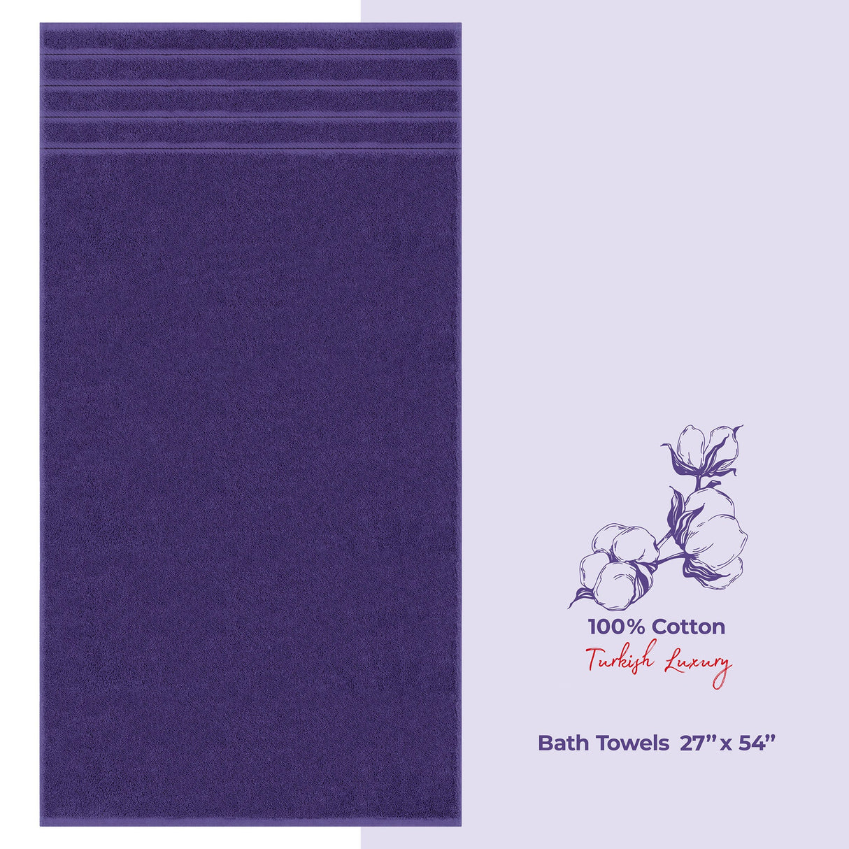 American Soft Linen Single Piece 100% Cotton Turkish Towels with 20 Different Colors, Create Your Set