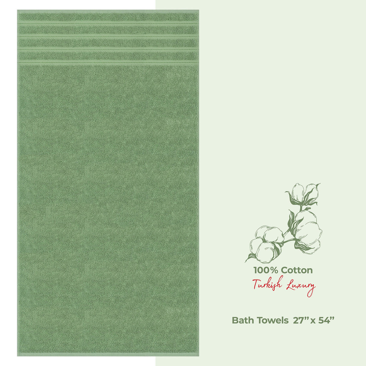 American Soft Linen Single Piece 100% Cotton Turkish Towels with 20 Different Colors, Create Your Set