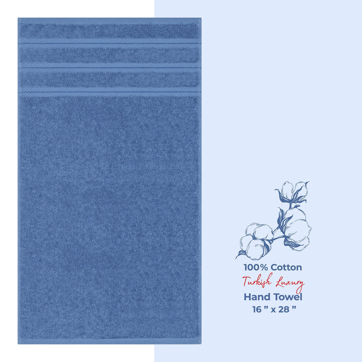 American Soft Linen Single Piece 100% Cotton Turkish Towels with 20 Different Colors, Create Your Set