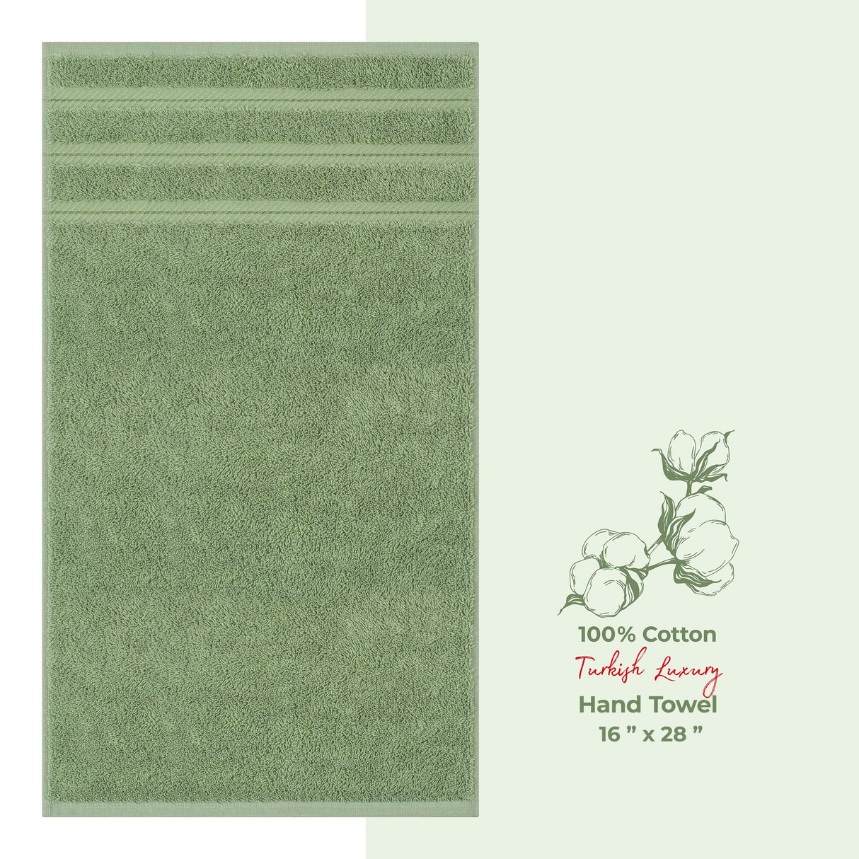 American Soft Linen Single Piece 100% Cotton Turkish Towels with 20 Different Colors, Create Your Set