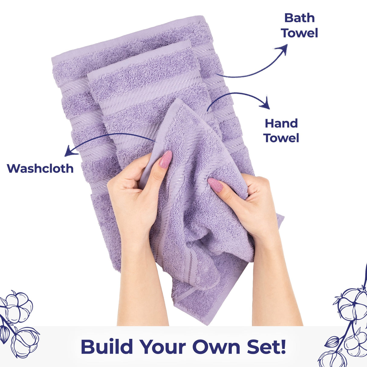 American Soft Linen Single Piece 100% Cotton Turkish Towels with 20 Different Colors, Create Your Set