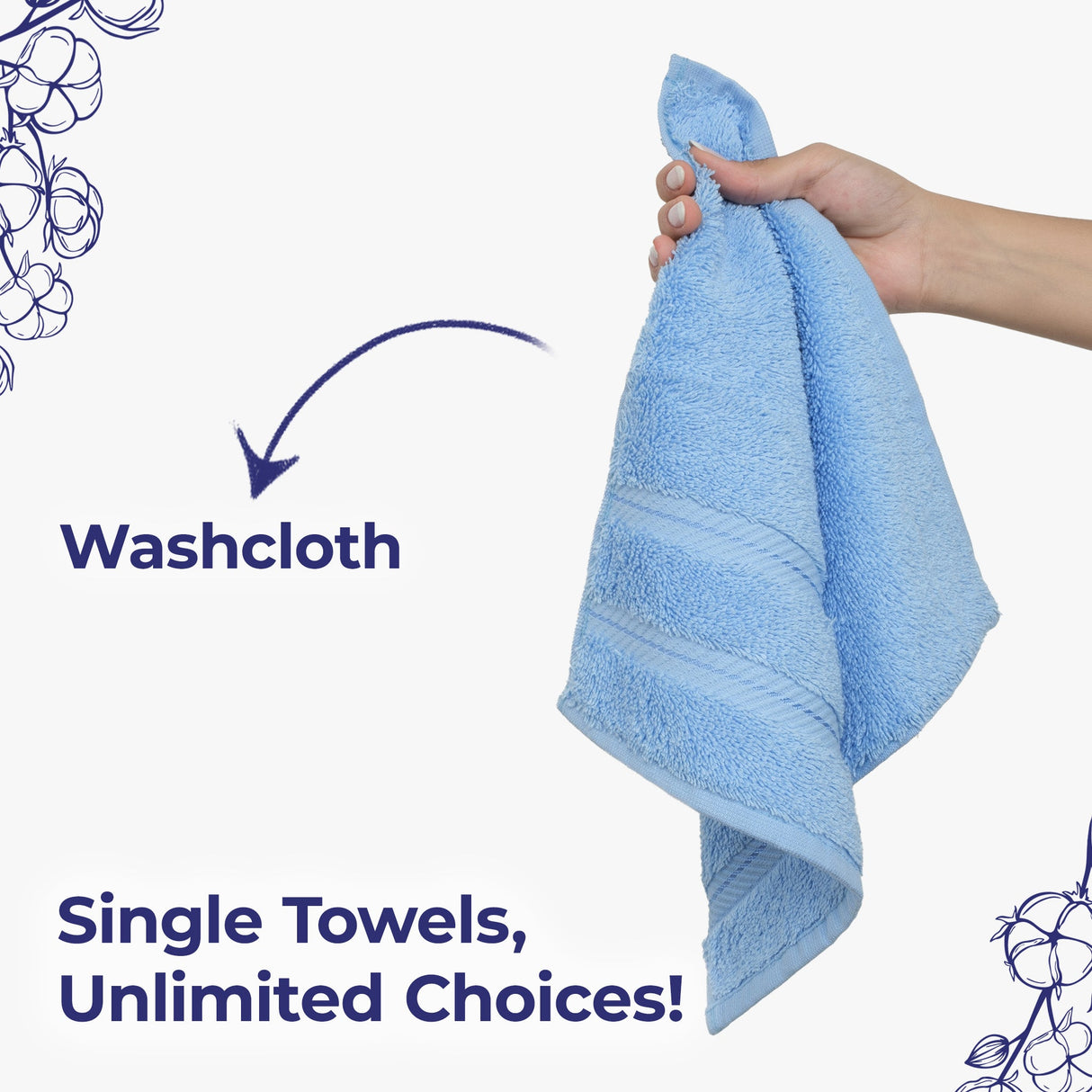 American Soft Linen Single Piece 100% Cotton Turkish Towels with 20 Different Colors, Create Your Set