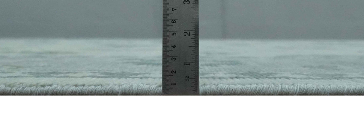 Antique multi size Hand Knotted Beige and Silver Traditional Floral Oushak wool Area Rug