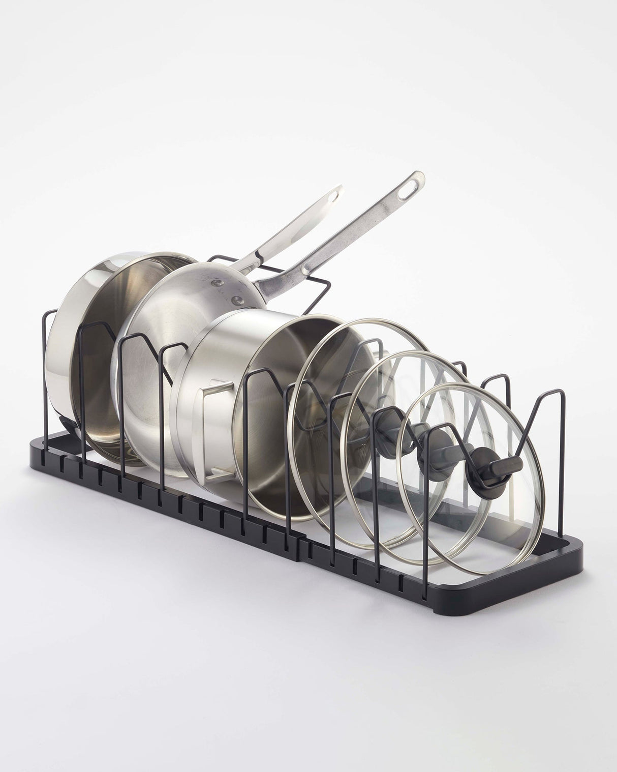 Adjustable Pot Lid Organizer - Steel