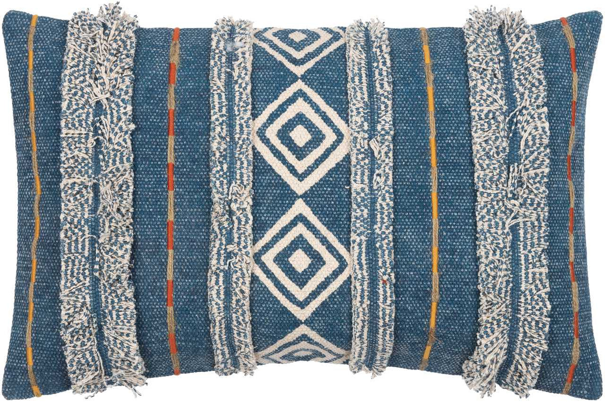 Targovishte Dark Blue Pillow Cover
