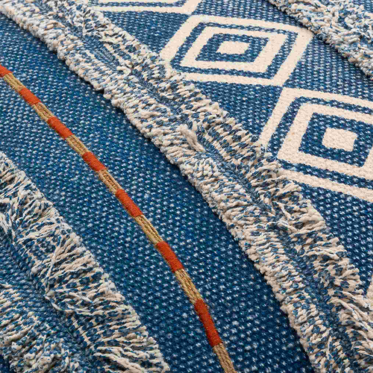 Targovishte Dark Blue Pillow Cover