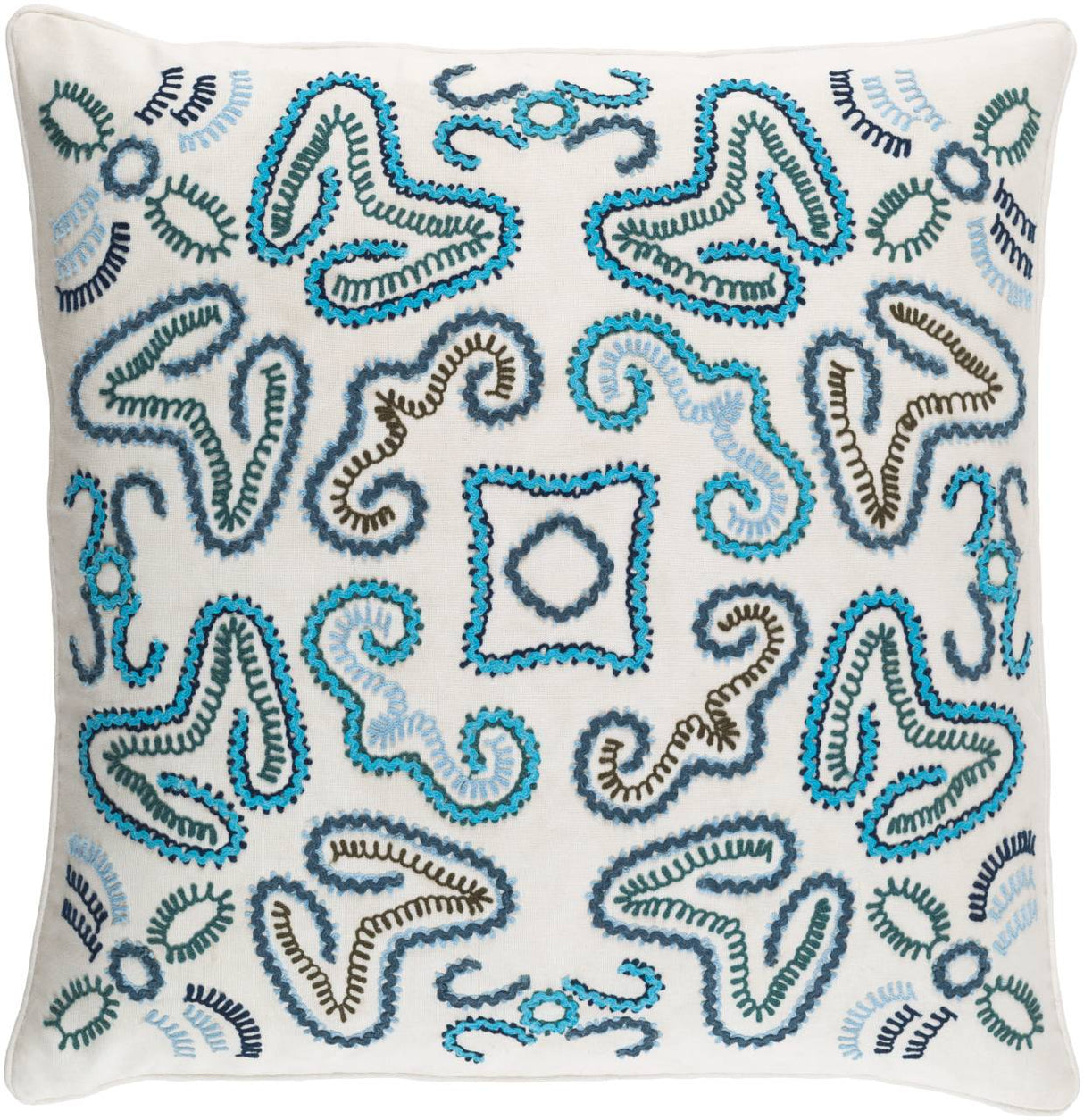 Verviers Bright Blue Pillow Cover